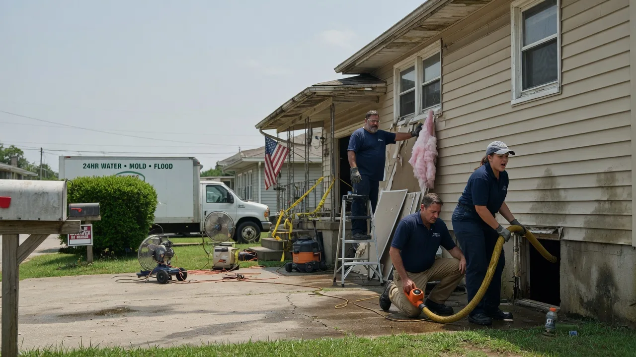 Water Damage Repair in Grandfield, OK near me